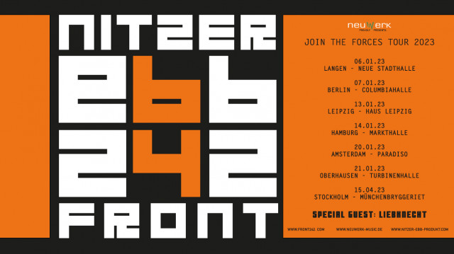 FRONT 242 + NITZER EBB "Join The Forces Tour 2023"