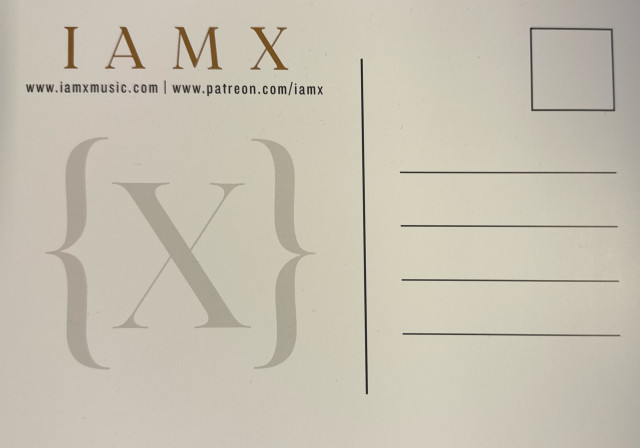 IAMX - Fault Lines 2 Postcard (Image 3 / Shop Art-No. iamx010) | neuwerk Music