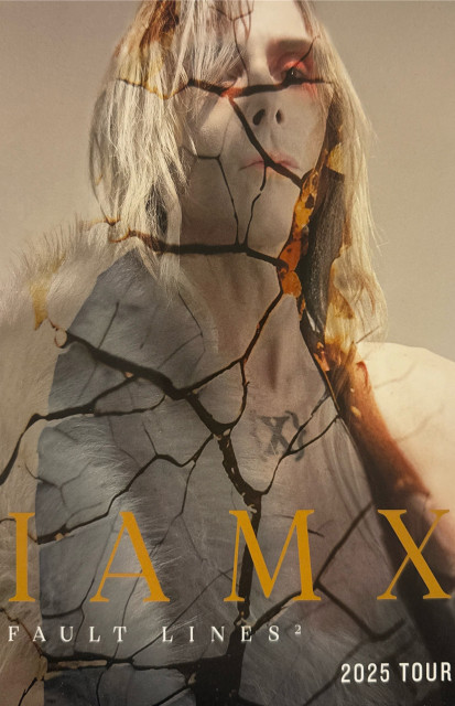 IAMX - Fault Lines 2 Postcard (Shop Art-No. iamx010) | neuwerk Music