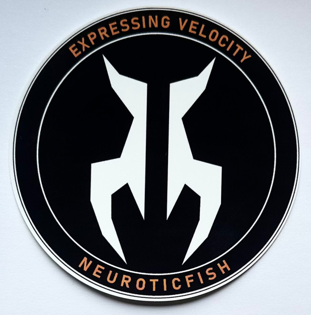 Neuroticfish - Expressing Velocity Sticker (Shop Art-No. nf044) | neuwerk Music
