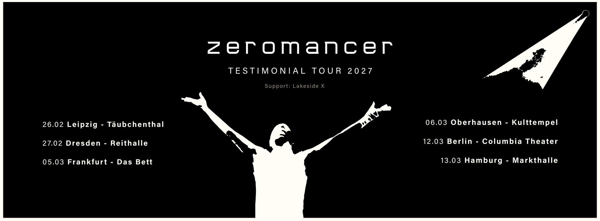 Zeromancer Testimonial Tour 2027